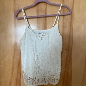 Lace tank top